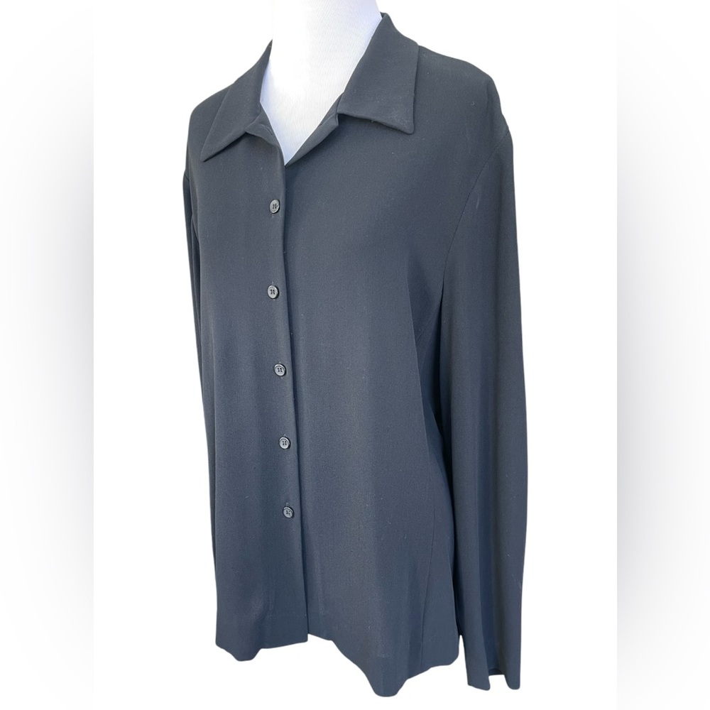 Jones New York Blouse Black size 14